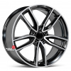 KoKo Kuture 255 OEM R19 19x8" 5x112мм DIA 66.6мм ET 45мм Black Machined (BP)