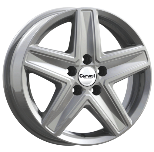 Carwel Витим 237 16x6.5" 5x130мм DIA 84.1мм ET 50мм SB / Насыщенный серебристый металлик