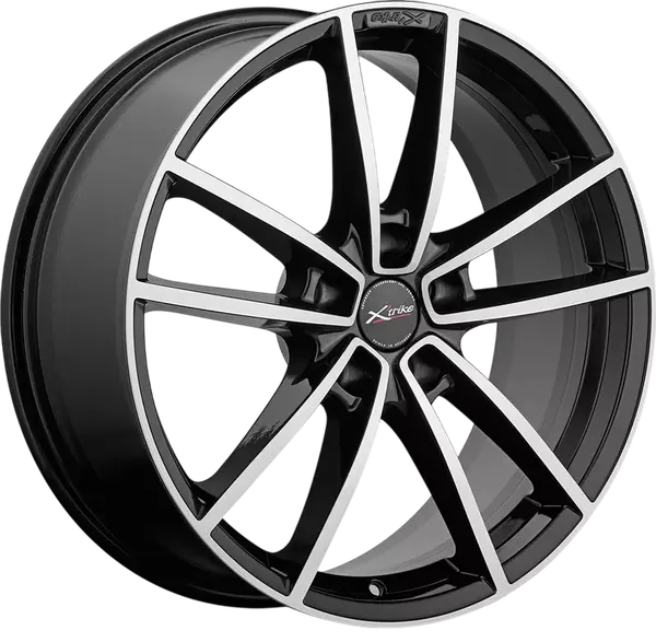 X'trike X-140-mb 19x7.5" 5x120мм DIA 59.6мм ET 41мм BK/FP / Чёрный с алмазной проточкой