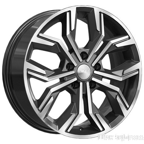 K&K Амиата (КЛ327) 17x7" 4x100мм DIA 60.1мм ET 43мм Алмаз черный