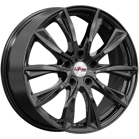 iFree KC684М-bk Каzантип 18x7.5" 5x114,3мм DIA 66.1мм ET 40мм BK / Чёрный глянцевый