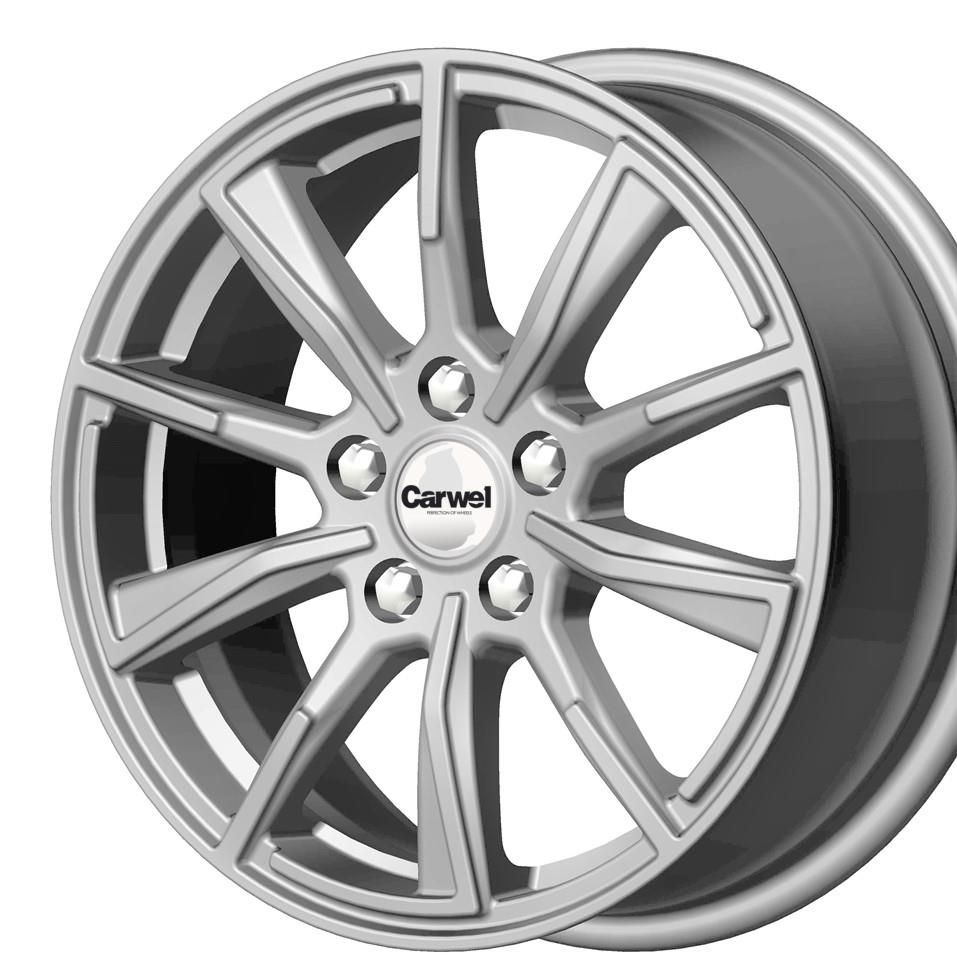 Carwel Лабаз 16x6.5" 5x112мм DIA 57.1мм ET 46мм SL / Серебристый