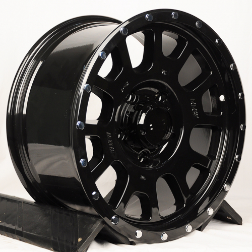 Anzoo JT034-8 18x9.0" 5x150мм DIA 110.1мм ET 18мм Black+Rivets