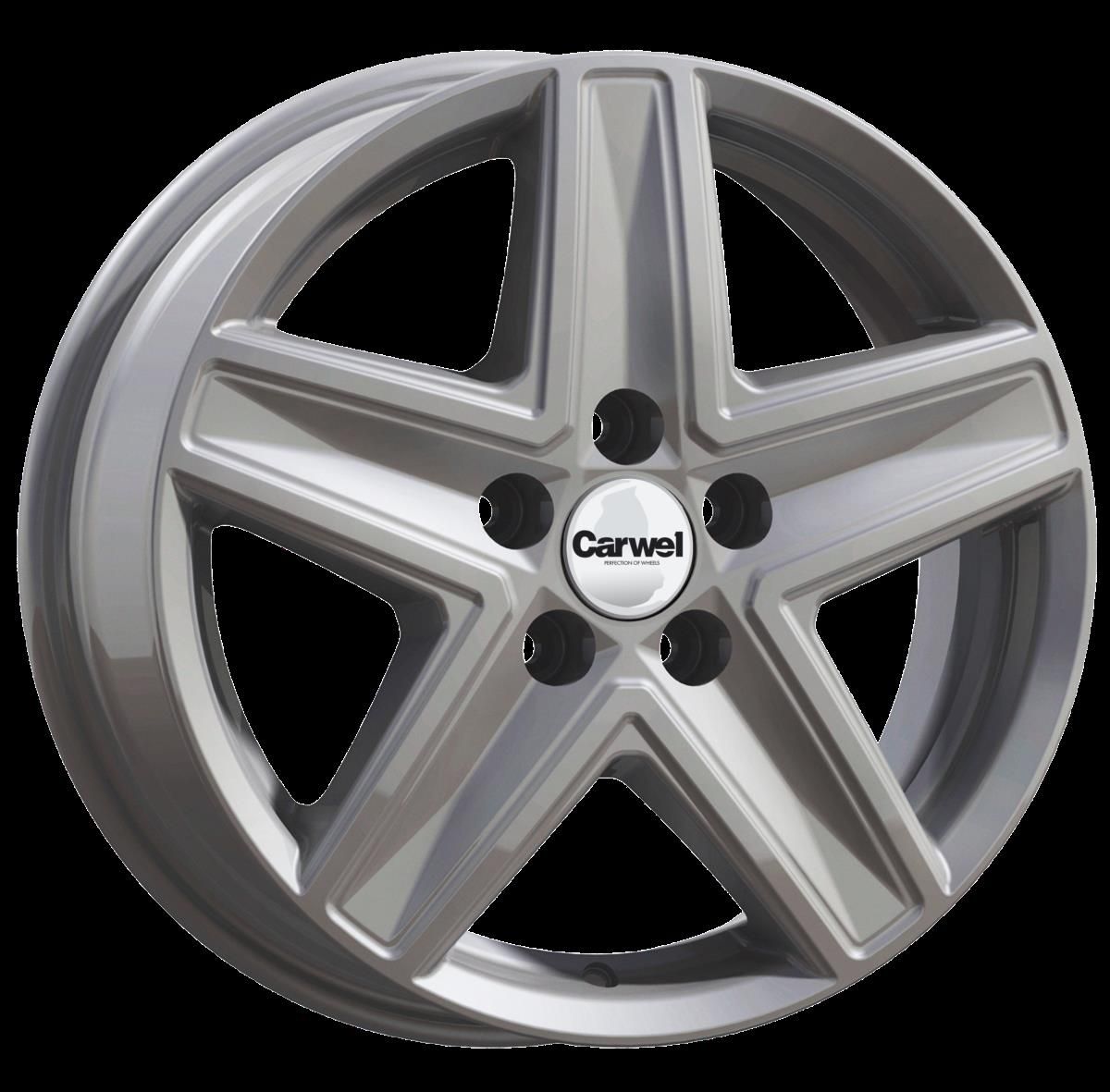 Carwel Витим 237 16x6.5" 5x108мм DIA 65.1мм ET 42мм SB / Насыщенный серебристый металлик
