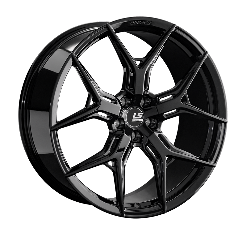 LS Forged LSFG14 22x9.5" 5х120мм DIA 72.6мм ET 49мм BK
