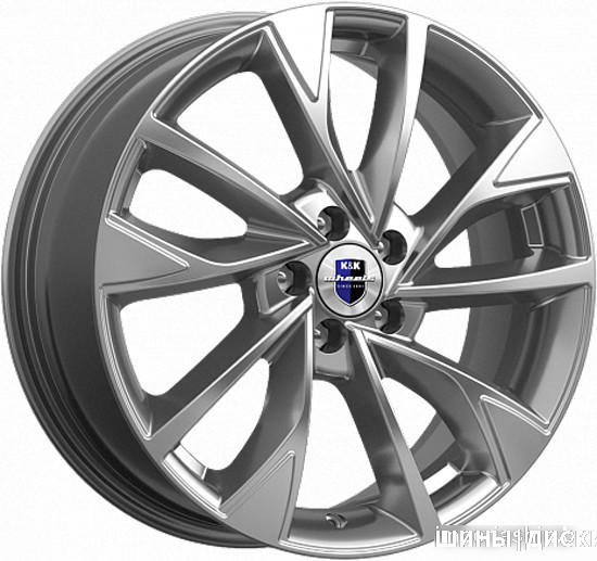 K&K Роквуд 17x7" 5x115мм DIA 70.2мм ET 40мм Дарк платинум