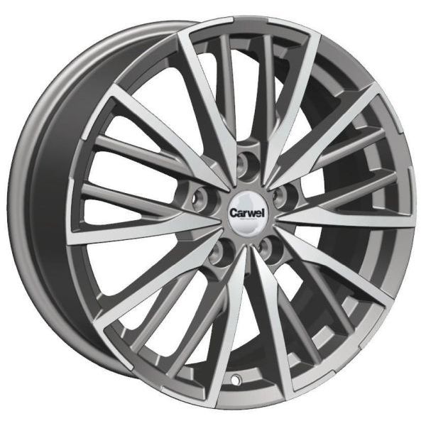 Carwel Агма 1719 17x7" 5x108мм DIA 63.3мм ET 50мм AGR / Графитовый с полировкой