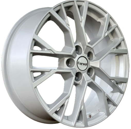 Carwel Камак 1810 (Geely Coolray) 18x7" 5x114,3мм DIA 54.1мм ET 53мм SLT / Серебристый