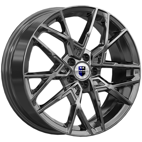 K&K KC1044-kv Вудроф 18x7" 5x108мм DIA 63.35мм ET 50мм кварц / Тёмно-серый глянцевый