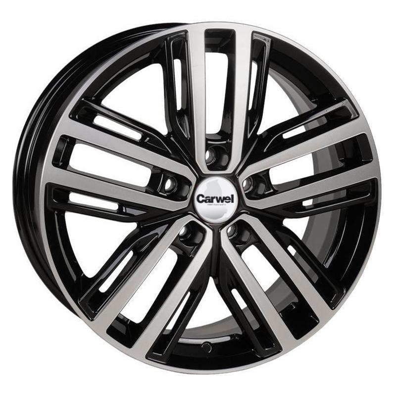 Carwel Иртыш-ab 259 (Karoq) 17x7" 5x112мм DIA 57.1мм ET 45мм AB / Черный с полировкой