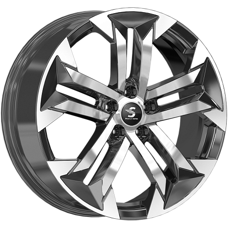 K&K КР015-mg (Sorento/Santa Fe) 19x7.5" 5x114,3мм DIA 67.1мм ET 49.5мм Diamond Quartz / Тёмно-графитовый с полировкой