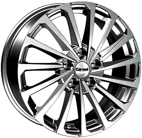 Carwel Кагра-ag 1721 (Arkana/ Duster/ Kaptur) 17x6.5" 5x114,3мм DIA 66.1мм ET 50мм AGR / Графитовый с полировкой