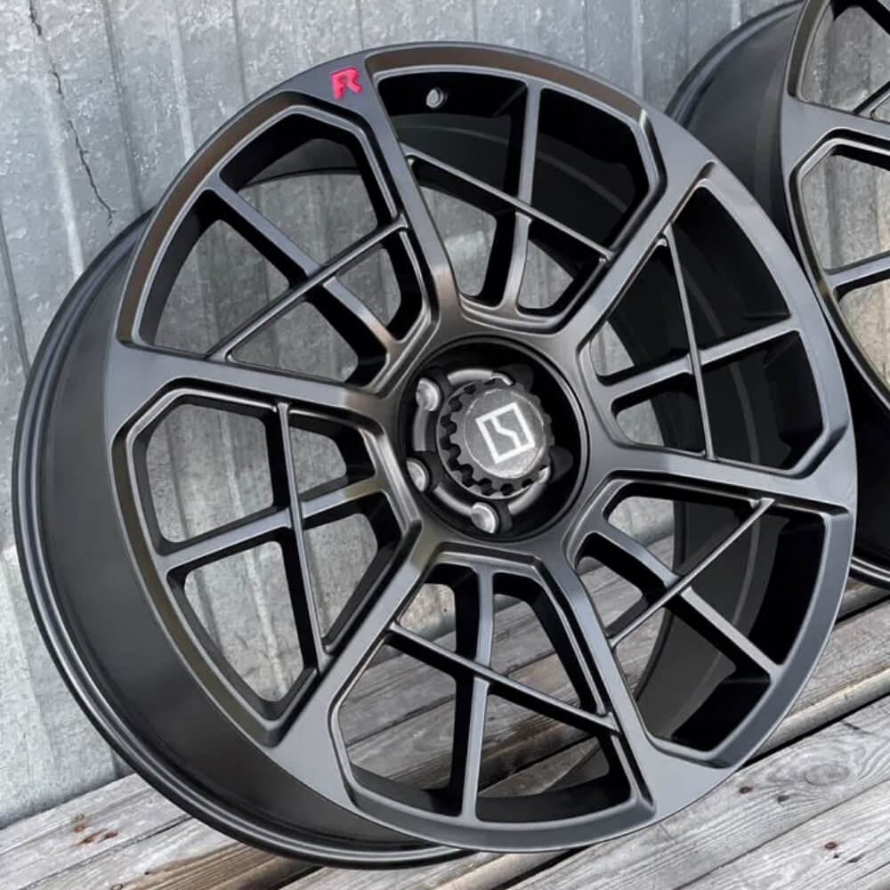 Диск литой H3165F 22x9.5 5x108 +48 63.4 YB (MATT BLACK Red Word)