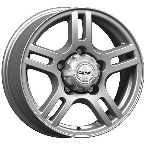 Carwel Ханка 172 (УАЗ) 16x7" 5x139,7мм DIA 108.5мм ET 35мм SB / Насыщенный серебристый металлик