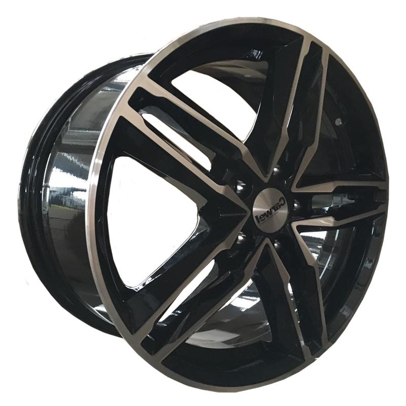 Carwel Малык-ab 140 18x7.5" 5x115мм DIA 70.2мм ET 40мм AB / Черный с алмазной проточкой