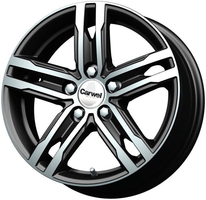 Carwel Волга-ab 178 15x6" 5x100мм DIA 57.1мм ET 38мм AB / Черный с полировкой
