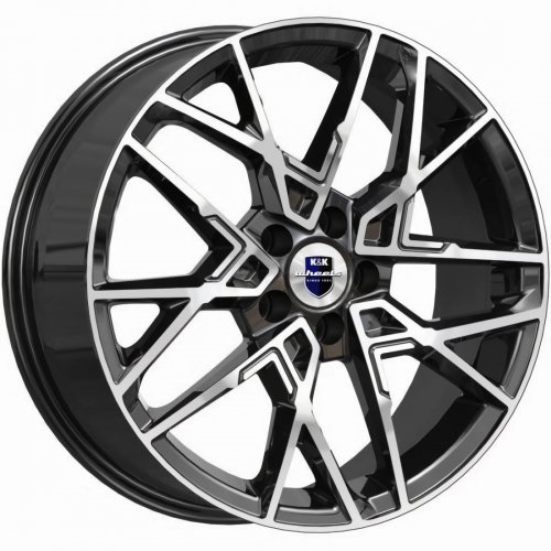 K&K KC1044-mb Вудроф 18x7" 5x108мм DIA 67.1мм ET 45мм алмаз чёрный / Чёрный с алмазной проточкой