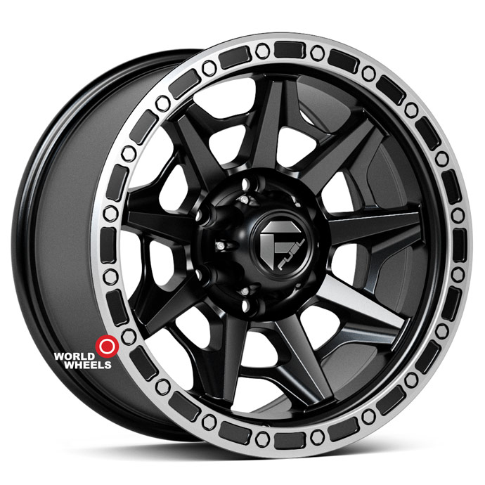 HFT HX 996 R17 - OFF ROAD 17x9" 6x139.7мм DIA 106.1мм ET 0 (нулевой)мм Matt Black Lip (MBL)
