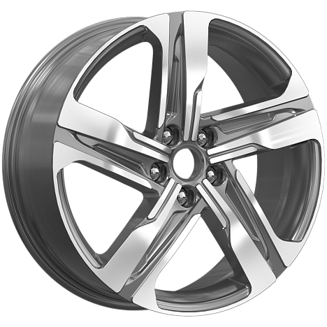 K&K КР004-mg (Tucson) 19x7.5" 5x114,3мм DIA 67.1мм ET 53мм Diamond Gloss Graphite / Графитовый с полировкой