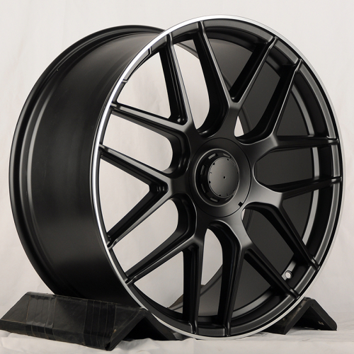 Powcan 3S5318 22x11.0" 5x112мм DIA 66.6мм ET 47мм Black Matt With Lip Polish