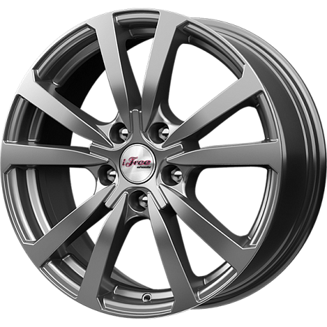 iFree KC645-07-hw Бэнкс 17x7" 5x100мм DIA 67.1мм ET 45мм Хай вэй / Графитовый