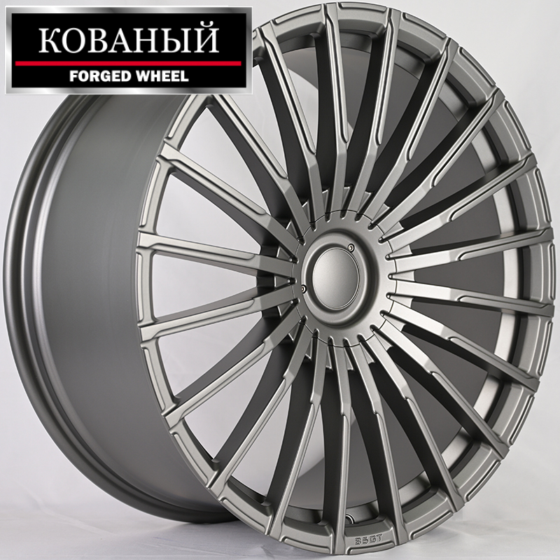 KOKO Kuture YC8413 22x10.0" 5x112мм DIA 66.56мм ET 30мм Matte Grey перед