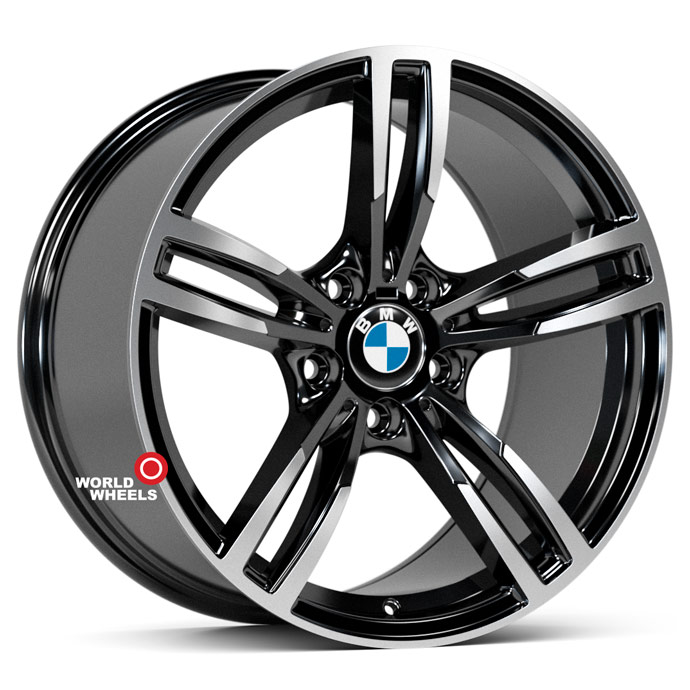 KoKo Kuture 437 OEM R18 - BMW 18x9.5" 5x120мм DIA 72.6мм ET 35мм Black Machined (BP)