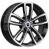 K&K KC1086-mb Каланг 17x6.5" 5x108мм DIA 60.1мм ET 33мм алмаз чёрный / Чёрный с алмазной проточкой
