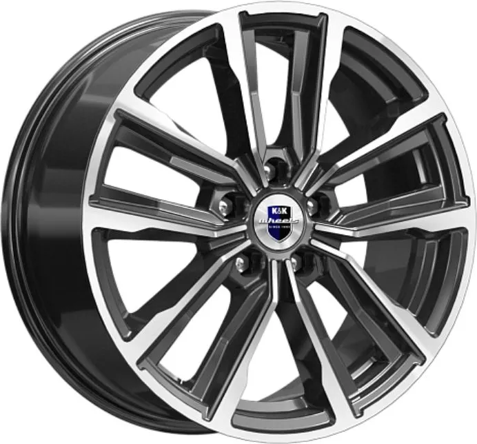 K&K KC964-mb Лацио 17x7.5" 5x114,3мм DIA 67.1мм ET 35мм алмаз чёрный / Чёрный с алмазной проточкой
