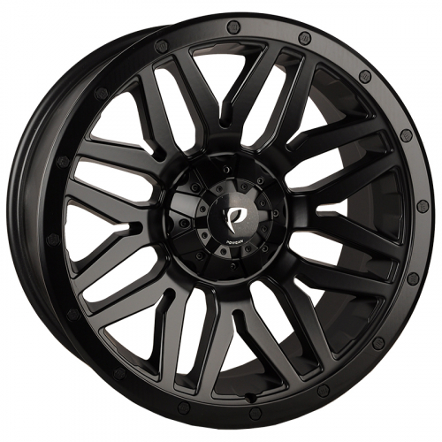 Powcan Y5369 17x8.0" 6x139.7 DIA 106.1мм ET 15мм BLACK MATT