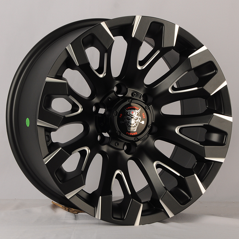 IWheel JT255-20 20x9.0" 6x139.7 DIA 110.1мм ET 0мм Matt Black+Milling spoke (конус)