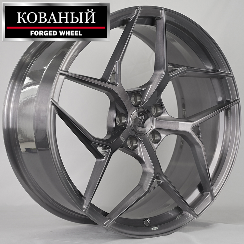 KoKo Kuture YC7676 20x10.0" 5x112мм DIA 66.6мм ET 40мм Brushed Grey зад