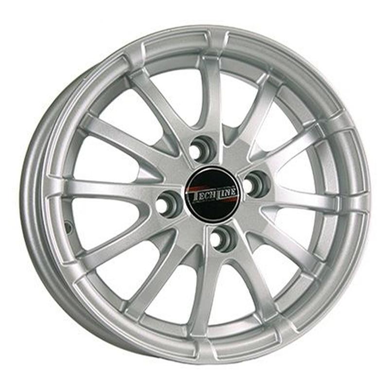 Tech Line 320 13x5" 4x98мм DIA 58.6мм ET 35мм S / Серебристый