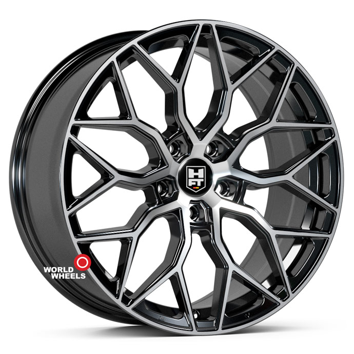 HFT 611 HFT R18 18x8" 5x108мм DIA 63.4мм ET 40мм Black Machined (BP)