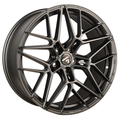 Makstton MST FISSION 718 18x8.5" 5x108мм DIA 63.35мм ET 38мм Matte Steel Gray with Milling