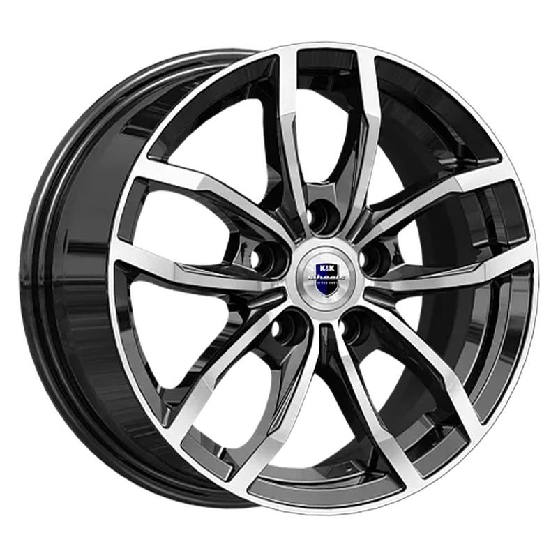 K&K KC1048-mb Фрост 15x6.5" 5x112мм DIA 57.1мм ET 50мм алмаз чёрный / Чёрный с алмазной проточкой