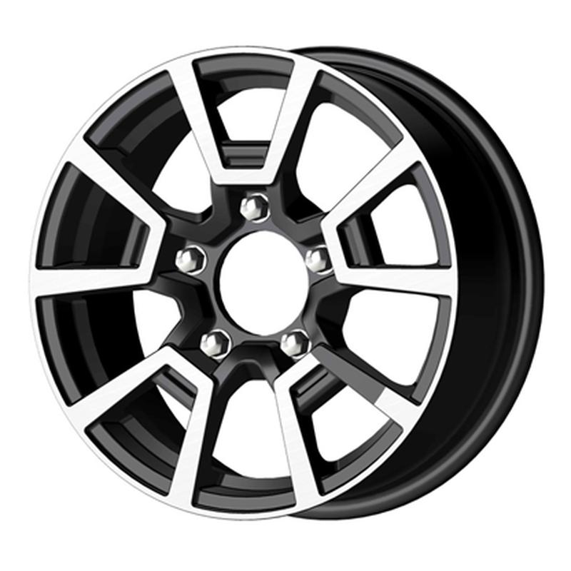 Carwel Нива-SK-ab 16x6.5" 5x139,7мм DIA 98.5мм ET 40мм AB / Черный с полировкой
