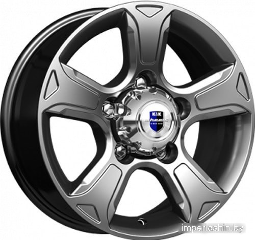 K&K Атлант 16x7" 5x139.7мм DIA 98мм ET 35мм Дарк платинум