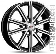 Alcasta M64 16x6.5" 5x108мм DIA 63.35мм ET 45мм BKF