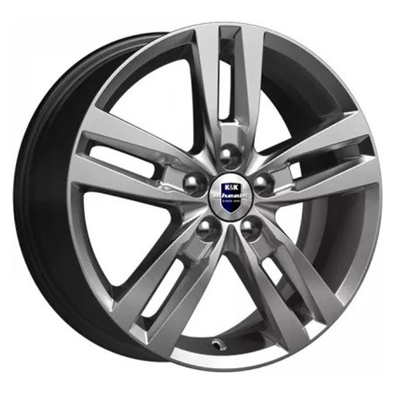 K&K KC868-dpl Rassvet 16x6.5" 5x100мм DIA 67.1мм ET 38мм дарк платинум / Тёмно-графитовый