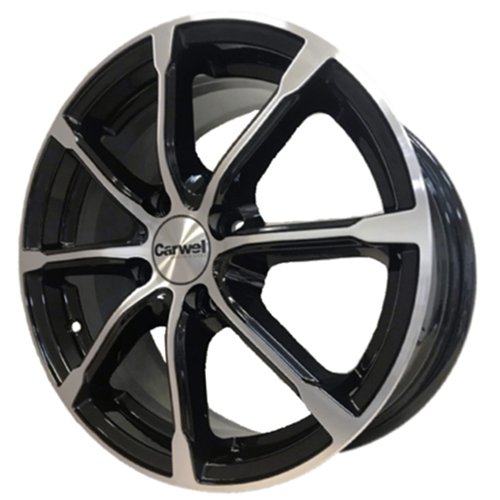 Carwel Гамма-ab 115 15x6" 5x100мм DIA 57.1мм ET 38мм AB / Черный с алмазной проточкой