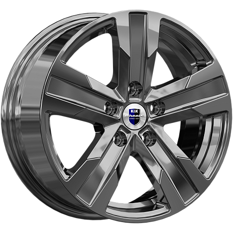 K&K КС1009-kv Висмут 16x7" 5x108мм DIA 63.35мм ET 45мм кварц / Тёмно-серый глянцевый