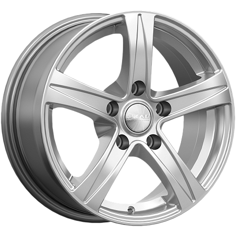 SKAD Sakura 15x6.5" 5x112мм DIA 57.1мм ET 43мм селена / Серебристый