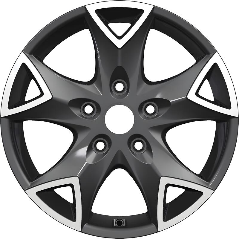 Carwel Конго-ab 1615 (Jumpy/ Boxer/ Ducato) 16x6.5" 5x118мм DIA 71.1мм ET 55мм ABT / Черный с полировкой