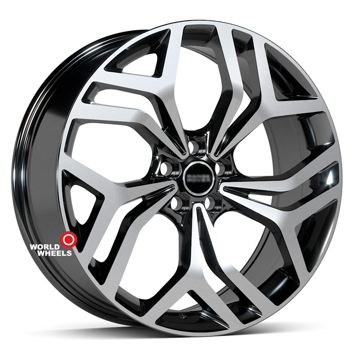 KoKo Kuture 773 OEM R20 20x8" 5x108мм DIA 73.1мм ET 40мм Black Machined (BP)