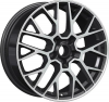 Carwel Аракс-blr 1818 (Geely Coolray) 18x7" 5x114,3мм DIA 54.1мм ET 53мм BLR / Чёрный матовый проточенный обод
