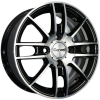 Carwel Лада-ab 173 14x5.5" 4x98мм DIA 58.5мм ET 35мм AB / Черный с алмазной проточкой