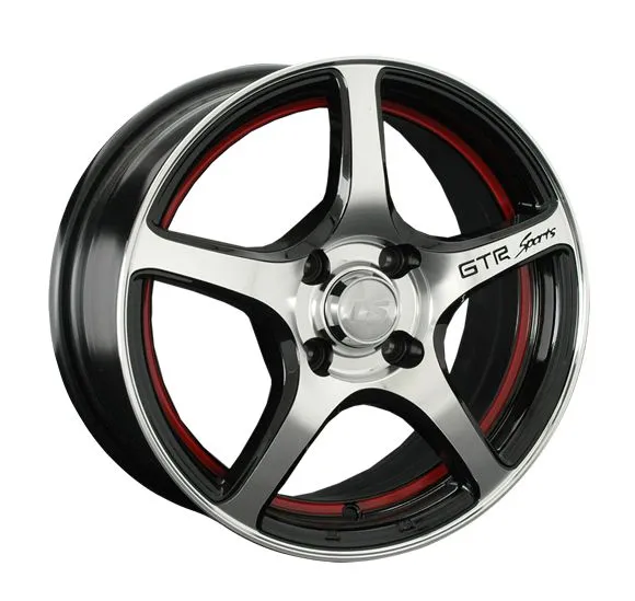 LS LS 537-mb 16x6.5" 4x108мм DIA 65.1мм ET 26мм BKF / Чёрный  глянцевый с проточкой