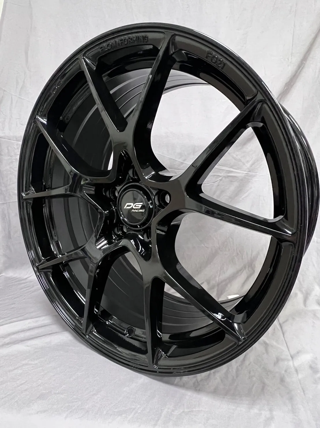 18" 5*112 8.5 ET38 66.45  ANZ-0601 Black Milling  FLOW FORMING