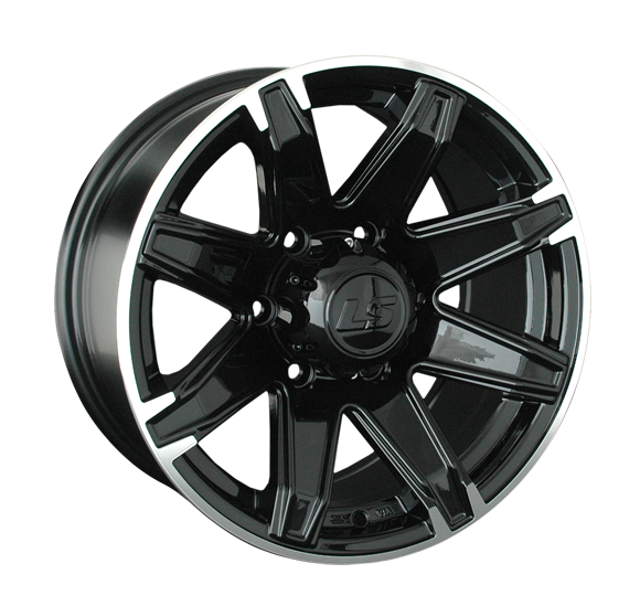 LS LS763 17x8" 6х139.7мм DIA 107.1мм ET 10мм BKL